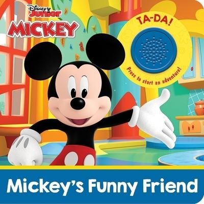 Cover for PI Kids · Disney Junior Mickey Mouse Funhouse: Mickey's Funny Friend Sound Book (Board book) (2022)