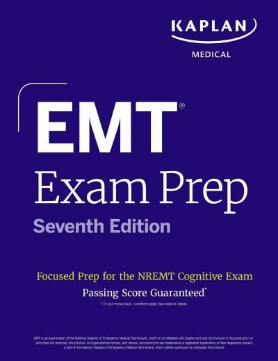 Cover for Kaplan Medical · EMT Exam Prep, Seventh Edition: Focused Prep for the NREMT Cognitive Exam - Kaplan Test Prep (Paperback Book) [Seventh edition] (2024)