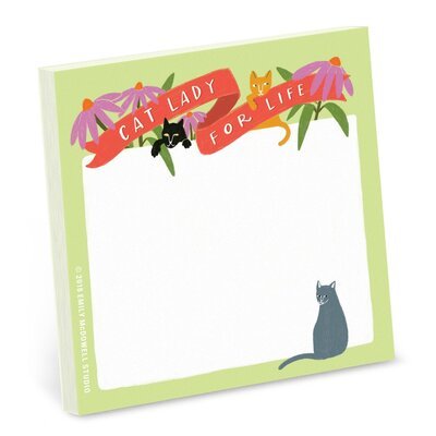 Cover for Em &amp; Friends · Em &amp; Friends Cat Lady Sticky Note (Print) (2019)