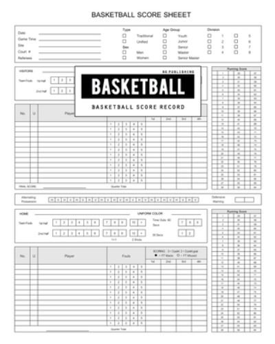 BG Publishing Basketball Score Record - Bg Publishing - Boeken - Independently Published - 9781661676742 - 16 januari 2020