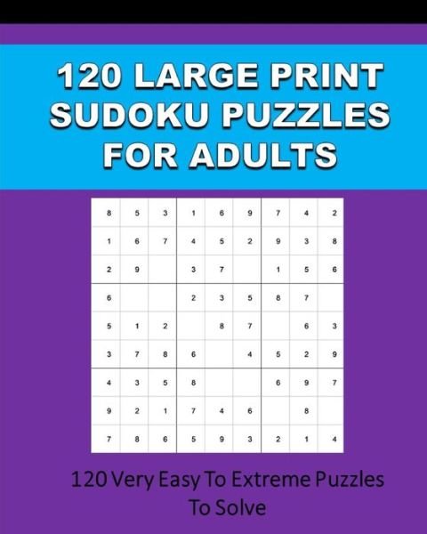 Puzzle Time Studio · 120 Large Print Sudoku Puzzles For Adults (Paperback Book) (2024)