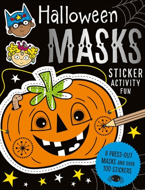 Cover for Make Believe Ideas · Halloween Masks Sticker Activity Fun (Paperback Book) (2017)