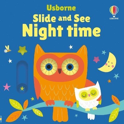 Cover for Fiona Watt · Slide and See Night Time - Slide and See Books (Board book) (2024)