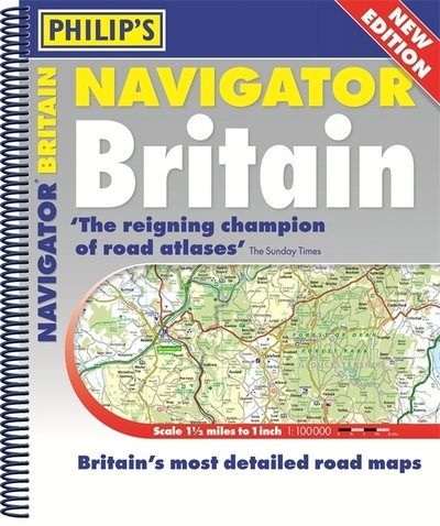 Cover for Philip's Maps · Philip's Navigator Britain Spiral Bound (Spiralbok) (2018)