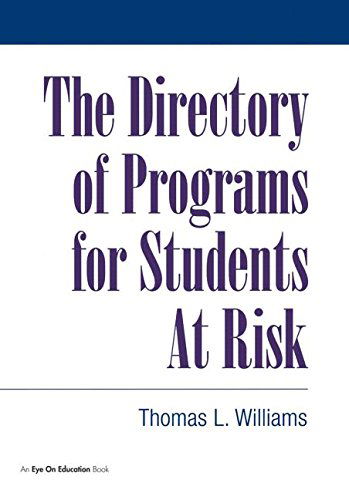 Directory of Programs for Students at Risk - Thomas Williams - Books - Taylor & Francis Ltd - 9781883001742 - April 1, 1999