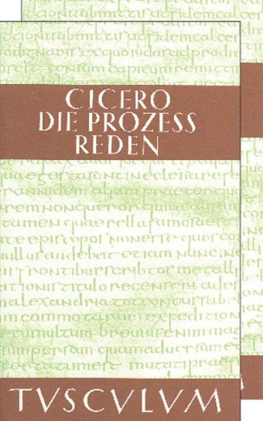 Prozessreden.1-2 - Cicero - Books -  - 9783050054742 - July 11, 2011