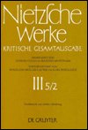 Cover for Friedrich Nietzsche · Nietzsche Werke (Hardcover bog) (1996)