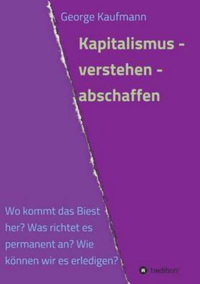 Cover for Kaufmann · Kapitalismus - verstehen - abs (Book) (2016)
