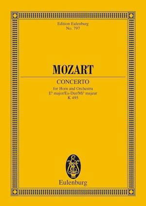 Cover for Wolfgang Amadeus Mozart · Horn Concerto No. 4 In E Flat Major K 495 (Bog) (1982)