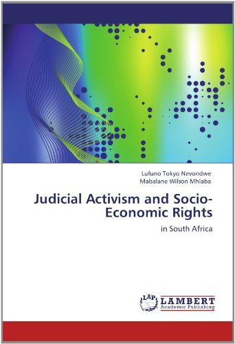 Cover for Mabalane Wilson Mhlaba · Judicial Activism and Socio-economic Rights: in South Africa (Paperback Book) (2012)
