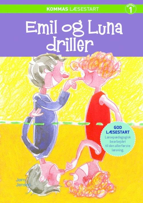 Cover for Jørn Jensen · Kommas Læsestart: Emil og Luna Driller- Niveau 1 (Innbunden bok) (2015)