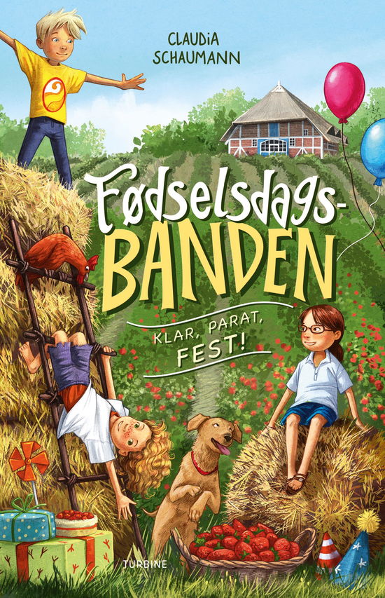 Cover for Claudia Schaumann · Fødselsdagsbanden – Klar, parat, fest! (Hardcover Book) [1e uitgave] (2024)