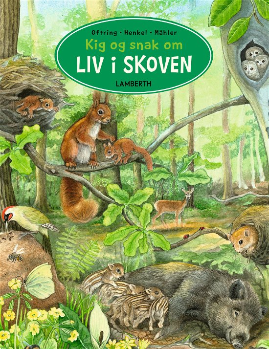 Cover for Bärbel Oftring · Kig og snak om liv i skoven (Cardboard Book) [1e uitgave] (2022)