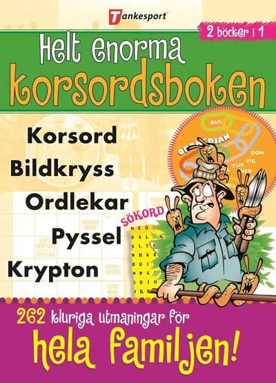 Cover for Tankesport · Helt enorma korsordsboken (Bok) (2022)