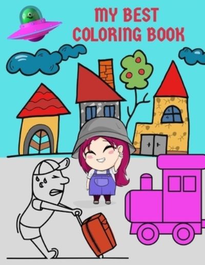 My Best coloring book for kids ages 2-3-4-5 years draw: coloring activity books - Mm - Książki - Independently Published - 9798480217742 - 19 września 2021