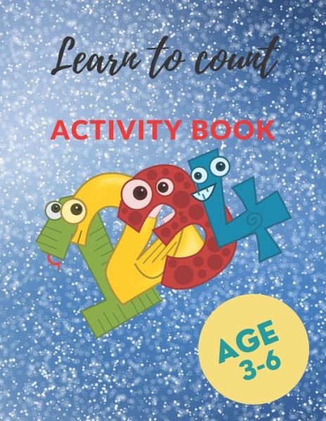 Cover for Learn Happily With Joy · Learn to count Activity book (Paperback Bog) (2021)