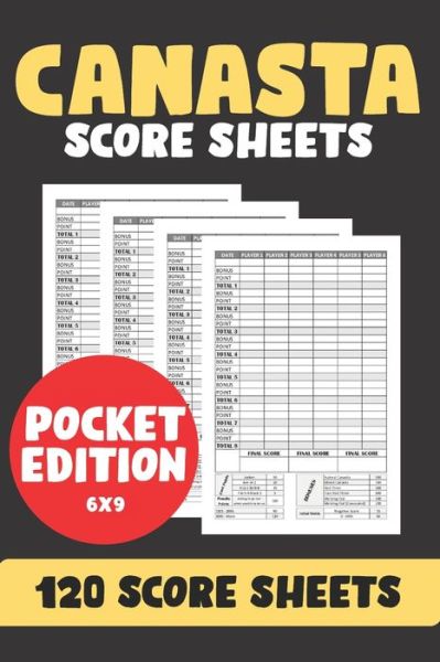 Cover for Steve Rush · Canasta Score Sheets (Paperback Book) (2020)