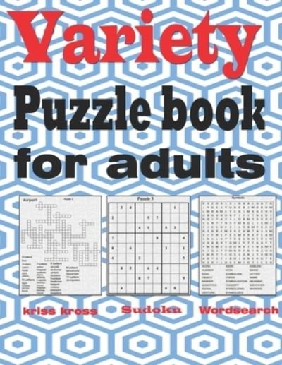 Cover for Zoubir King · Variety puzzle book for adults (Pocketbok) (2021)