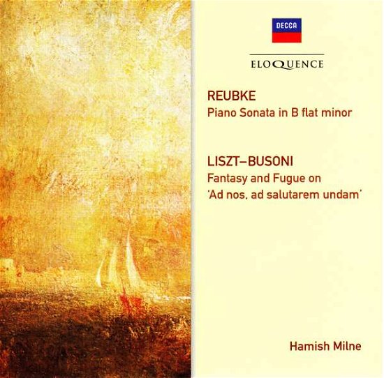 Cover for Hamish Milne · Reubke: Piano Sonata / Liszt: Fantasy and Fugue (CD) (2016)
