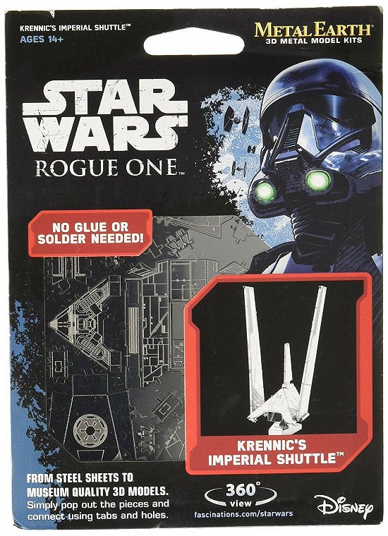 Cover for Metal Earth Star Wars · RO Krennic's Imperial Shuttle (Toys)