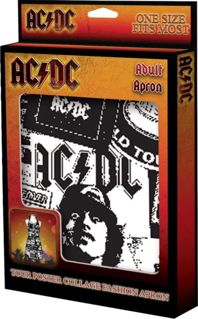 Ac/Dc Black & White Apron - AC/DC - Produtos - AC/DC - 0674449044743 - 