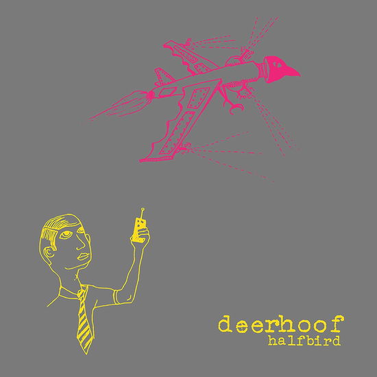 Deerhoof · Halfbird (Pink and Yellow Split Colour) (LP) [Coloured edition] (2019)