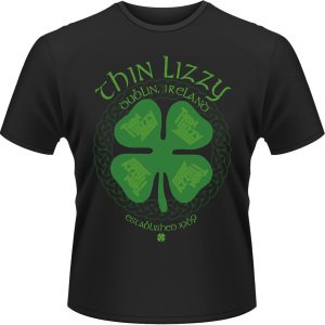 Cover for Thin Lizzy · Four Leaf Clover (Bekleidung) [size XL] [Black edition] (2012)