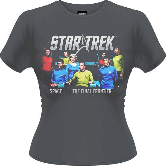 Cover for Star Trek · Final Frontier Girlie / Grey (T-shirt) [size S] (2015)