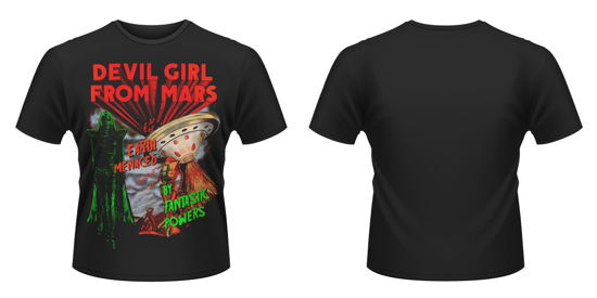 Cover for Devil Girl from Mars (T-shirt) [size XL] [Black edition] (2014)