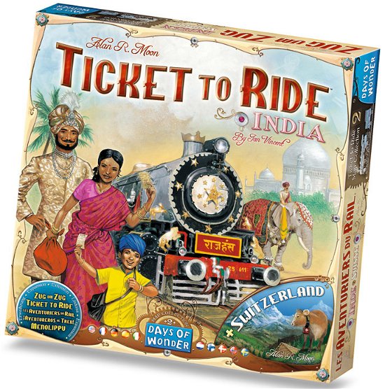 Ticket to Ride: India - Enigma - Produtos - Days Of Wonder - 0824968117743 - 27 de dezembro de 2017