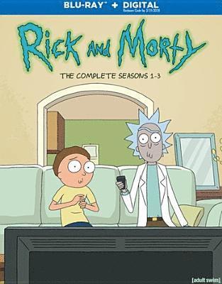 Cover for Rick &amp; Morty: Complete Seasons 1-3 (Blu-ray) (2019)