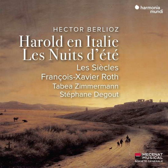 Berlioz: Harold En Italie - Les Nuits DEte - Les Siecles / Francois-xavier Roth / Tabea Zimmermann / Stephane Degout - Musiikki - HARMONIA MUNDI - 3149020935743 - perjantai 18. tammikuuta 2019