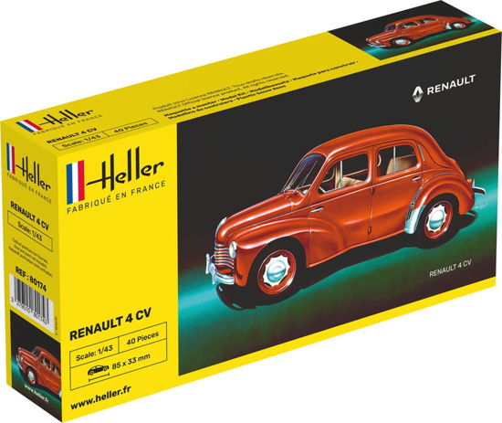 1/43 Renault 4 Cv - Heller - Gadżety - MAPED HELLER JOUSTRA - 3279510801743 - 