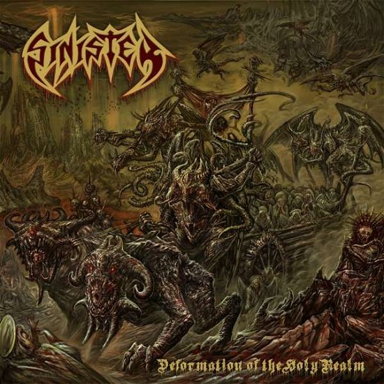 Cover for Sinister · Deformation of the Holy Realm (LP) [Coloured edition] (2020)