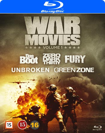 Das Boot / Zero Dark Thirty / Fury / Unbroken / Green Zone - War Movies Volume 1 - Film - PCA - UNIVERSAL PICTURES - 5053083088743 - 15 september 2016