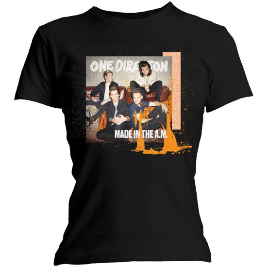 One Direction Ladies T-Shirt: Made in the A.M. (Skinny Fit) - One Direction - Merchandise - Global - Apparel - 5055979925743 - 