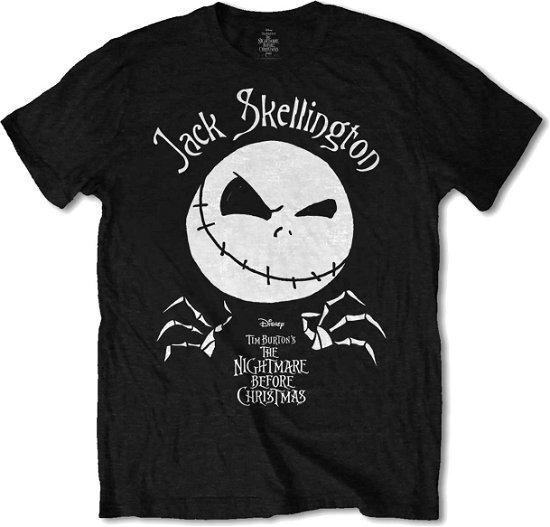Cover for The Nightmare Before Christmas · The Nightmare Before Christmas Unisex Tee: Jack Head (TØJ) [size S] [Black - Unisex edition]