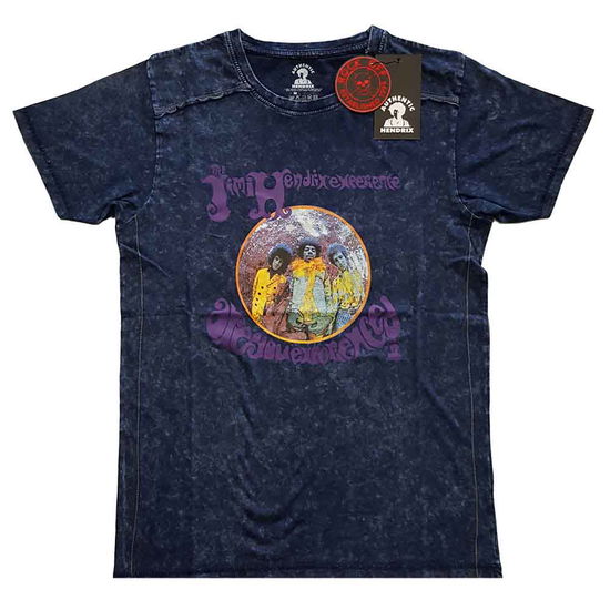 Cover for The Jimi Hendrix Experience · Jimi Hendrix Unisex T-Shirt: Experienced (Wash Collection) (T-shirt) [size L] [Blue - Unisex edition]