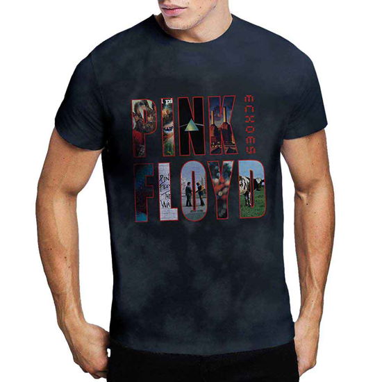 Cover for Pink Floyd · Pink Floyd Unisex T-Shirt: Echoes Album Montage (Wash Collection) (T-shirt) [size L] [Black - Unisex edition]