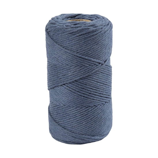 Cover for Craft Kit · MacramÃ© Cord - Blue (977560) (Spielzeug)