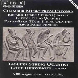Cover for Chamber Music for Estonia / Various (CD) (1994)