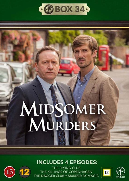 Cover for Midsomer Murders Box 34 (DVD) (2020)