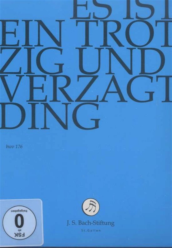Es Ist Ein Trotzig Und Verzagt - J.S. Bach-Stiftung / Lutz,Rudolf - Filme - J.S. Bach-Stiftung - 7640151161743 - 16. Juni 2014