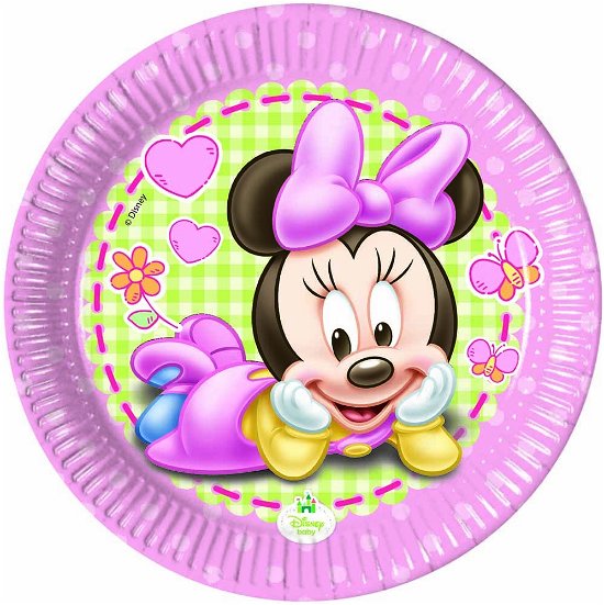 Baby Minnie · Baby Minnie - 8 Piatti 20 Cm (Spielzeug)