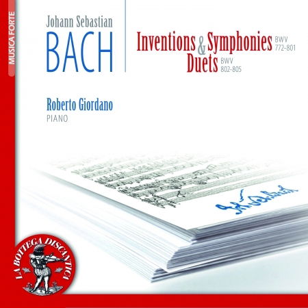 Cover for Bach Johann Sebastian · Invenzioni (Bwv 772-786), Sinfonie (Bwv- (CD) (2014)