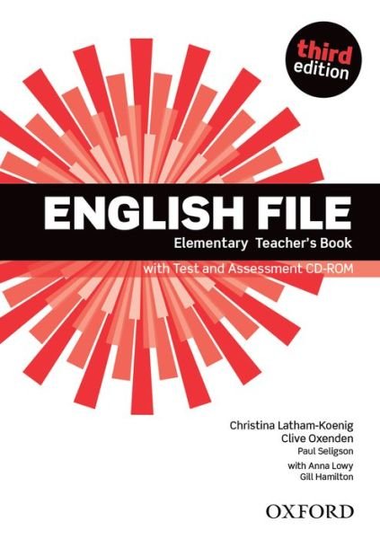 Cover for Oxenden · English File third edition: Elementary: Teacher's Book with Test and Assessment CD-ROM - English File third edition (Bog) [3 Revised edition] (2012)