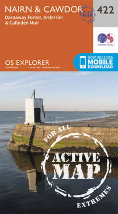 Nairn and Cawdor - OS Explorer Active Map - Ordnance Survey - Bücher - Ordnance Survey - 9780319472743 - 16. September 2015