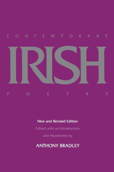 Cover for Bradley · Contemporary Irish Poetry (Paperback Bog) [New and Revised edition] (1988)