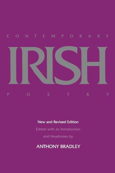 Cover for Bradley · Contemporary Irish Poetry (Paperback Book) [New and Revised edition] (1988)