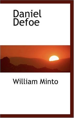Cover for William Minto · Daniel Defoe (Paperback Book) (2008)